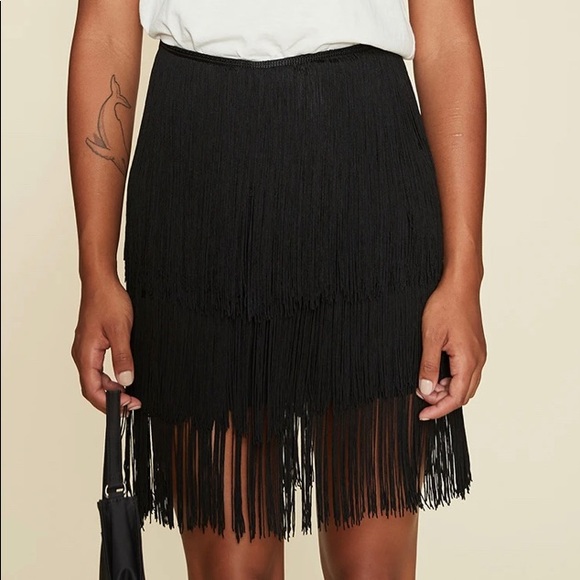 LPA Ashley Fringe Skirt - Picture 1 of 4